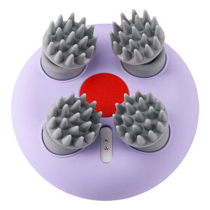 Masajeador de cabeza de cuero cabelludo de moda de 2 velocidades Circulación mejorada con cabezales de masaje de goma Buen producto - Product Image 3