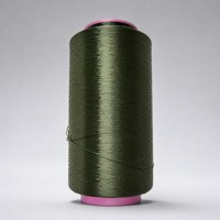 Fil FDY en polyester brillant 150D 300D 600D, bel éclat pour tissu satiné imitation soie
