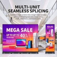 Écran LED pliable P2.0 GOB 8K HDR10+ IP54 étanche avec support autoportant et CMS intégré pour salle d'exposition de marque