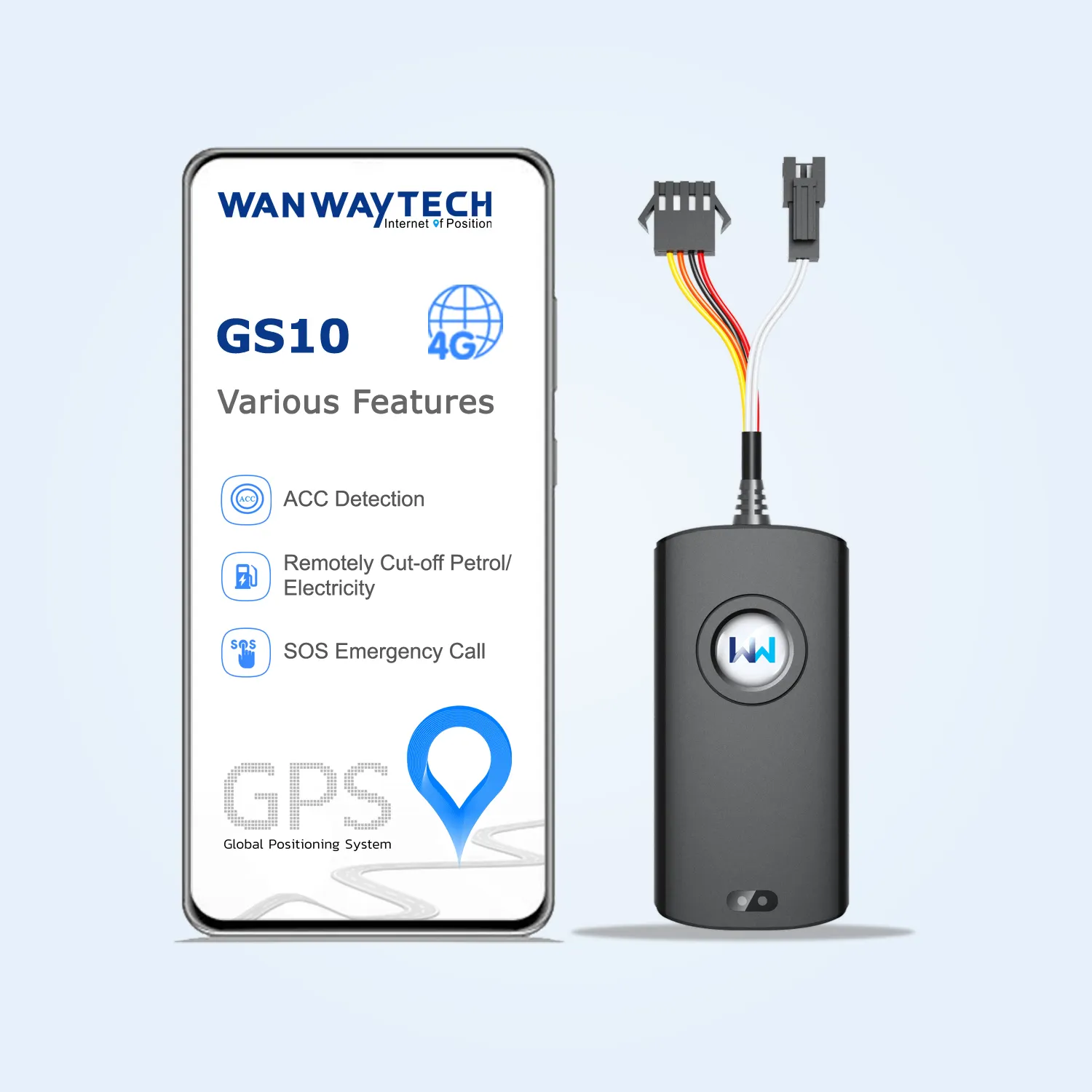 Tracking Gps Tracker For Truck Motorcycle Car Fleet Management ACC Detection By Voltage GPS Tracker