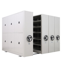 Rayonnage mobile en métal compact classeur Mobile pour meubles de bibliothèque de bureau pour le stockage de livres étagères de stockage mobiles