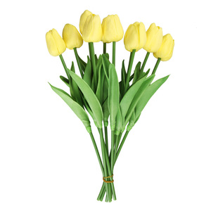 Tacto real de alta calidad pu tulipán decoración del hogar EVA sensación <span class=keywords><strong>calla</strong></span> para decoración de boda ramo de tulipán - Product Image 1