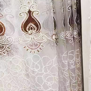 Nuevo diseño personalizado 100% poli boda encaje nupcial tul malla transparente bordado Floral tul encaje - Product Image 1