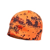 Personnalisé Flamme Orange Camouflage Chapeau En Plein Air Hommes Chasse Stretch Randonnée Bonnet