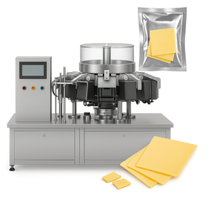 معدات تعبئة دوارة كبيرة للجبن الثلاثي والمستدير مفرغ أوتوماتيكي للمصنعين الكبار - Product Image 3