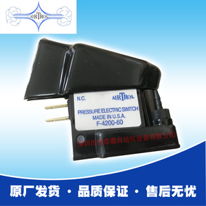สวิตช์ไฟฟ้าแรงดันอากาศเอียร์โทรล F-4200-60 N.C. Spst Air G1/4 พลาสติก Ip54 ผลิตในอเมริกา - Product Image 1