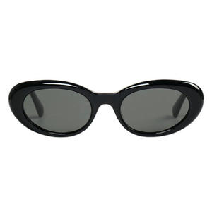 Gafas de Sol Qianai Cat Eye H5-2202, Montura Azul, Protección UV400, Unisex, Estilo Urbano Moderno, Diseño Irregular - Product Image 5