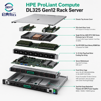 Serveur DL325 Gen12 ProLiant Compute 8SFF CTO Gpu Server Ai P81967-B21 pour HPE
