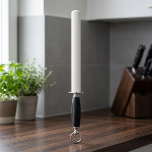 Afilador de Cuchillos NOVISON de Acero Inoxidable de Alta Calidad, Multi-grano, Ecológico, Varilla de Afilado - Product Image 3