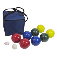 Ensemble de boules de pétanque en résine ZQURE 100 mm avec sac de transport, options de taille personnalisées pour les sports de plein air