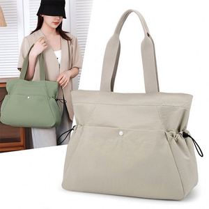 Bolso Tote Impermeable con Estampado de Caramelos para Mujer, Forro de Poliéster, Cierre de Botón, Bolso Tote Grande para Viajes y Compras Unisex - Product Image 1