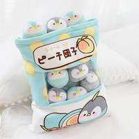 Un sac de pingouin Kawaii en peluche