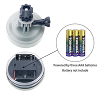 ANHERT - Accessoires de kayak blancs imperméables - Lumière LED de navigation à piles pour bateau pneumatique - Marine