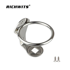 RICHWITS Stainless Steel Cup Holder Mirror Polished Modern Design For RV <b>Yacht</b> Motorhome Interior Accessory - Product Image 2