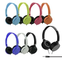 Headset Anak Murah Berkualitas OEM Pabrik, Headphone Berkabel untuk Kelas, Headphone Over-Ear untuk Anak