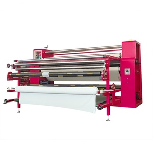 Used KC BA20170 Automatic <b>Mini</b> Drum Calandra Heat Transfer <b>Printing</b> Machine 1.7M Width Multicolor AI - Product Image 4