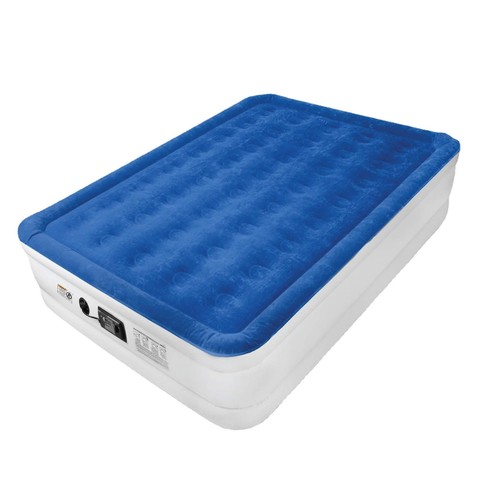 Best-Sell Twin Size Premium Flocking Hotel Bedroom Sleeping Blow-Up Foldable Inflatable Air Bed Mattress