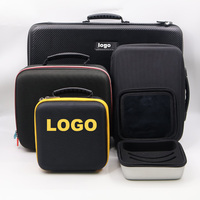 Étui de transport rigide en EVA personnalisé avec logo, pochette de rangement pour armes à feu, étui de voyage de luxe décontracté classique en EVA rigide avec fermeture éclair