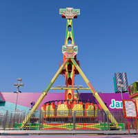 Manège à Pendules Rotatifs à Double Bras : Attraction Populaire pour Parcs Extérieurs