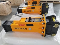 Nouveau prix direct usine certifié CE ISO pour Marteau hydraulique brise-roche jaune SB40 Silence Box pour excavatrices 4.0-7.0