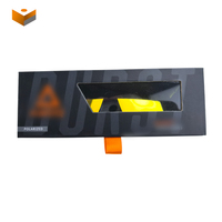 Boîte d'emballage cadeau en papier avec logo personnalisé fenêtre avant transparente fermeture magnétique noire pour produit cosmétique