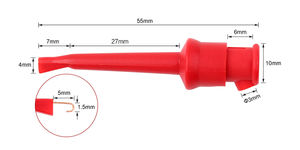 ETA3120 <span class=keywords><strong>Crochet</strong></span> Télescopique Clip <span class=keywords><strong>de</strong></span> Signal Clip <span class=keywords><strong>de</strong></span> Test Miniature <span class=keywords><strong>Crochet</strong></span> <span class=keywords><strong>de</strong></span> Test Cuivre Pur Courant Faible IC Clip <span class=keywords><strong>Crochet</strong></span> - Product Image 5
