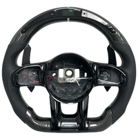 Volant en cuir véritable et fibre de carbone pour Mercedes Benz AMG Classe C GLK CLS S63 S65 C200 C63 E63 E43 W204 W205 W176 W213