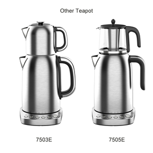Bình đun nước và ấm trà điện bằng thép không gỉ thông minh <span class=keywords><strong>1.7l</strong></span> kiểu Thổ Nhĩ Kỳ - Product Image 5