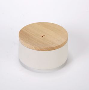 2023 nuevo diseño personalizado de madera de goma de Acacia tapas de madera de forma redonda para tarros Color Natural barnizado tapa de madera de grado alimenticio - Product Image 3