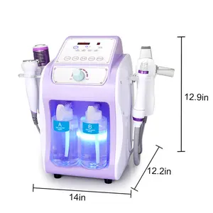 Máquina de cuidado facial de microdermoabrasión/dermoabrasión de agua hidro facial 6 en 1, 2, 2