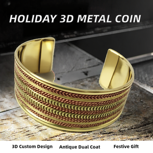 Brazalete de Cobre y Latón Trenzado Hecho a Mano, Brazalete Abierto Ajustable, Brazalete Curativo, Joyería Elegante para Hombres y Mujeres - Product Image 2