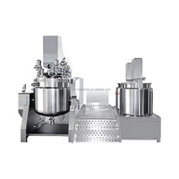 Machine de mélange émulsifiant sous vide de lait condensé de mayonnaise 300L équipement de homogénéisateur de chauffage