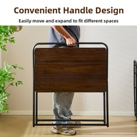 Mesa Plegable Ergonómica Portátil de Madera MDF para Computadora Portátil, para Cama, Oficina en Casa