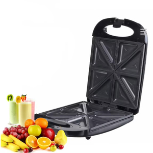 Produttori di Sandwich <span class=keywords><strong>e</strong></span> Waffle vendita a caldo 4 fette Mini macchina professionale antiaderente per tostare la prima colazione per una facile pulizia - Product Image 4