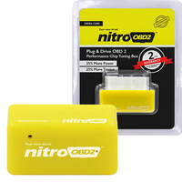 NitroOBD2 Chip di Potenziamento Prestazionale, Aumento del 35% della Potenza, Box di Tuning Eco OBD2 per Auto a Benzina