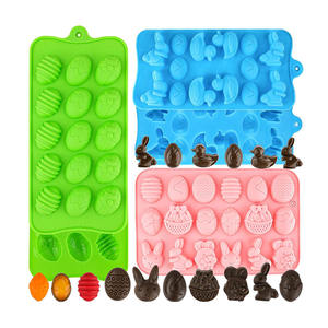 Molde de Silicona para Dulces, Divertido, Libre de BPA, Antiadherente, Fácil de Desmoldar, para Decoración de Pasteles de Chocolate, para Fiestas de Halloween y Pascua - Product Image 2