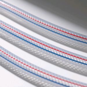 สายดูดลวดเหล็กเกลียว3นิ้วแบบใสขนาด76มม. สำหรับงานหนักสปริงสูญญากาศอเนกประสงค์ยืดหยุ่นได้พร้อมแถบสีแดงสีน้ำเงิน - Product Image 4