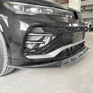 Bumper Guard Front Bumper <b>Diffuser</b> Splitter Lip Protector Guard Apron for VW Tiguan R 2024+ Body Kit <b>Car</b> Accessories - Product Image 5