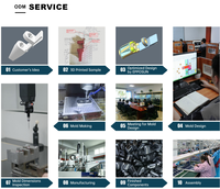 Pièces en alliage d'aluminium usinées CNC 3D de précision EPPOSUN, traitement de surface par anodisation couleur, service de fabrication sur mesure OEM ODM