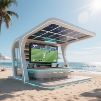 Écran solaire publicité de rue Jeux de football bar boutique Restaurant Mur vidéo Pantalla Led Module Panneau d'affichage Signalisation