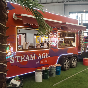 Camion de restauration mobile pour kebab, gyros d'agneau, wraps pita, avec grande friteuse et grill - Product Image 2