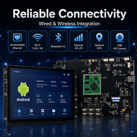 Panel LCD con Pantalla Táctil Capacitiva de Alto Rendimiento de 10.1 Pulgadas y 500nits, Placa Base RK3568 Compatible con Sistema Operativo Android/Linux TFT
