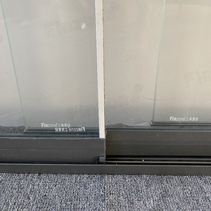 Fancy <strong>aluminum</strong> frameless sliding glass <strong>partition</strong> Finzone <strong>wall</strong> for office tempered glass or laminated tempered glass - Product Image 2