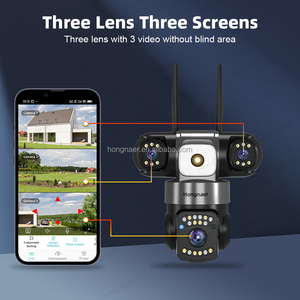 Caméra de surveillance sans fil Hongnaer 3/6MP CCTV PTZ IP <span class=keywords><strong>IPC360</strong></span> Home O-Kam Pro Smartlife Tuya 3 objectifs, caméra de sécurité réseau WiFi - Product Image 3