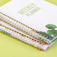 Usine Logo personnalisé planificateur hebdomadaire mensuel Manifestation objectif Journal Journal A4 A5 Agenda quotidien planificateur cahier