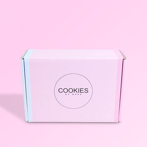 <span class=keywords><strong>Caja</strong></span> <span class=keywords><strong>de</strong></span> envío <span class=keywords><strong>con</strong></span> logotipo <span class=keywords><strong>de</strong></span> <span class=keywords><strong>mensaje</strong></span> personalizado interior blanco exterior rosa para tienda <span class=keywords><strong>de</strong></span> galletas - Product Image 4