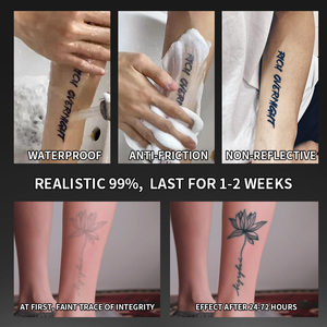 <span class=keywords><strong>Tatouage</strong></span> temporaire <span class=keywords><strong>tatouage</strong></span> semi permanent étanche à la sueur dure 2 semaines <span class=keywords><strong>tatouage</strong></span> anti-friction à base de plantes réaliste pour le corps du bras - Product Image 4