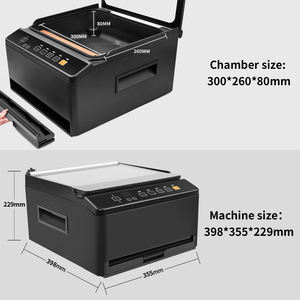 Máquina Selladora al Vacío de Doble Cámara de -98kPa para Alimentos Secos/Húmedos/Líquidos, Máquina de Envasado al Vacío Comercial para Uso Doméstico - Product Image 6