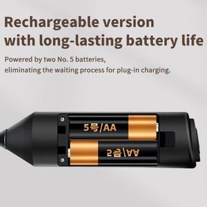 Pengaduk susu, dioperasikan baterai ramah lingkungan, baja tahan karat, Mixer susu dan minuman, genggam dengan dudukan untuk toko kopi - Product Image 6