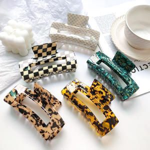 Yeni varış 13cm boy plastik saç pençe klipsleri çevre dostu büyük saç pençe klipsleri kalın saç için - Product Image 2